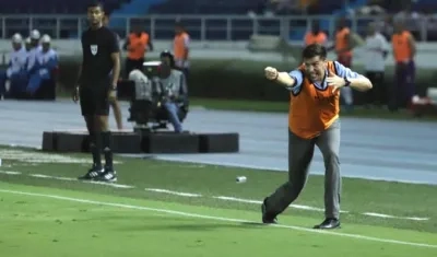 Juan Cruz Real, DT de Jaguares de Córdoba.