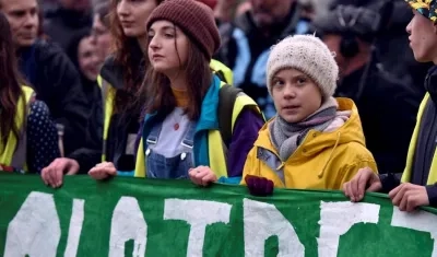 La activista Greta Thunberg.