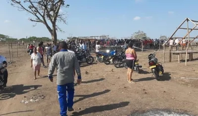 Lugar de los hechos en la invasión 31 de Enero del municipio de Sabanalarga.