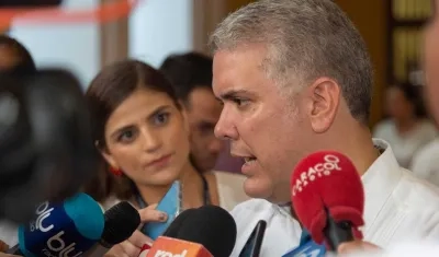 Presidente Duque dijo que no se deben tomar medidas alarmistas.
