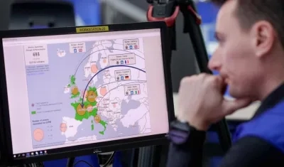 Monitoreo de la expansión del coronavirus, en el Centro Europeo de Coordinación de Respuesta a Emergencias (ERCC). 