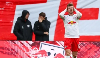 Timo Warner, delantero RB Lepzig. 