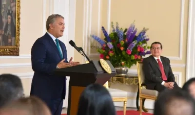 El Presidente de la República, Iván Duque.