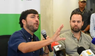 El Alcalde de Barranquilla, Jaime Pumarejo.