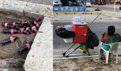 Envases de gaseosas y agua