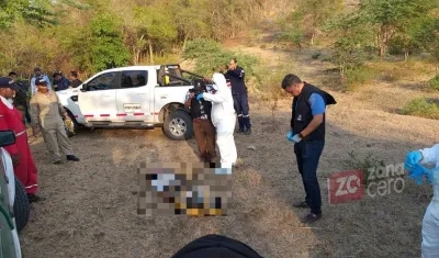 Lugar donde fue encontrado uno de los ambientalistas