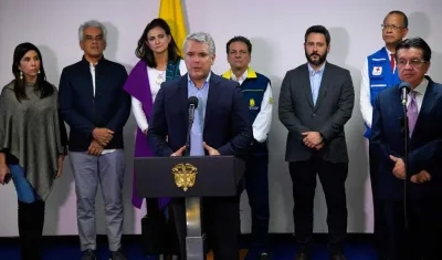 Declaración del Presidente al terminar una reunión en el Puesto de Mando Unificado (PMU).