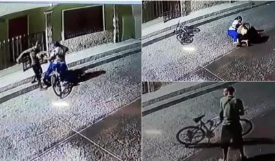 La mujer se defendió, pero nadie salió a ayudarla por lo que el ladrón volvió a atacarla una segunda vez.