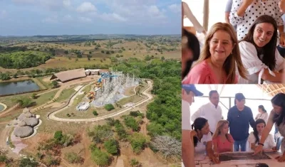 Así avanza el parque Caribe Aventura.