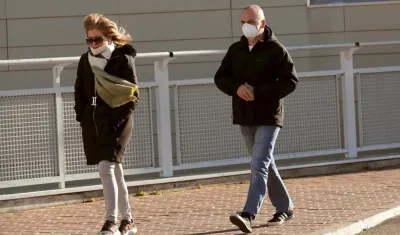 Imagen de ciudadanos en Madrid.