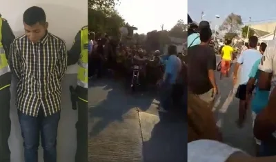 El capturado Carlos Andrés Morales Escobar