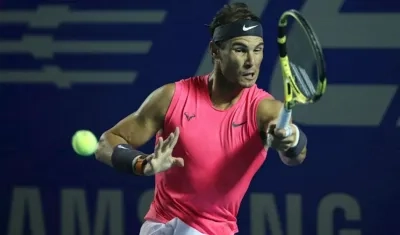 Rafael Nadal, tenista español. 