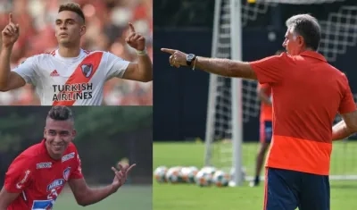 Rafael Santos Borré y Víctor Cantillo, en la primera lista de Carlos Queiroz.