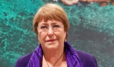 La alta comisionada de la ONU, Michelle Bachelet.