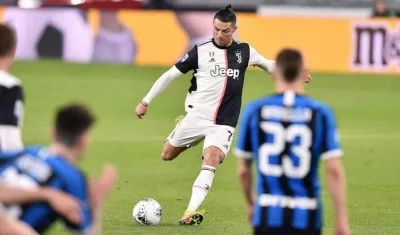 Cristiano Ronaldo, delantero portugués. 