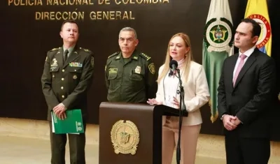 Rueda de prensa sobre los operativos.