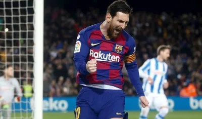 Lionel Messi, jugador argentino. 