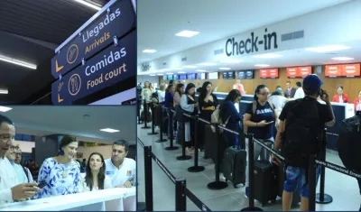 Aeropuerto Ernesto Cortissoz, con nueva zona de Check-in.