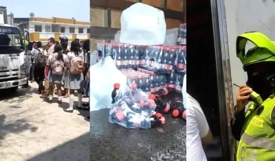 Imágenes del hecho.