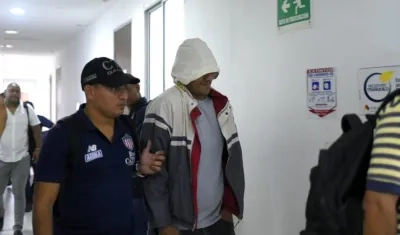 Carlos Vilarete cuando llegaba a la audiencia de este miércoles.