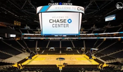 Chase Center, hogar de los Golden State Warriors. 