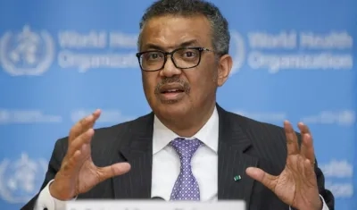 Director general de la OMS, Tedros Adhanom Ghebreyesus.