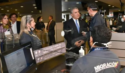El Presidente Iván Duque en El Dorado
