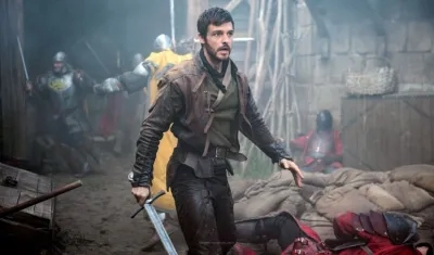 El actor estadounidense Jake Stormoen en pleno rodaje.