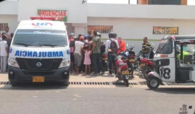 Las víctimas fueron llevadas a la Clínica Campbell de Malambo.