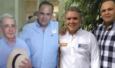 Álvaro Uribe, Iván Duque y 'Ñeñe' Hernández.
