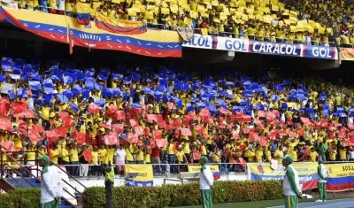 Tribunas del estadio Metropolitano. 