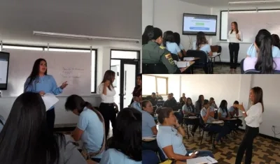 Capacitación a las mujeres.