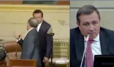 El congresista Ernesto Macías el día de la jugadita.