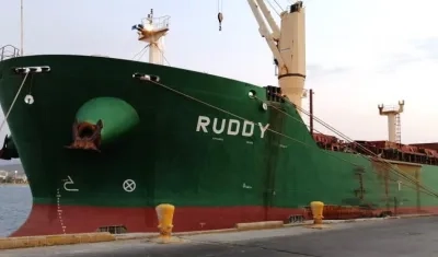 La motonave Ruddy, desviada a Santa Marta.