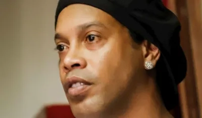 Ronaldinho, exjugador brasileño. 