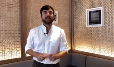 El Alcalde de Barranquilla, Jaime Pumarejo.