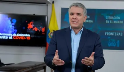Iván Duque, Presidente de Colombia.