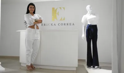 La diseñadora barranquillera Ericka Correa.
