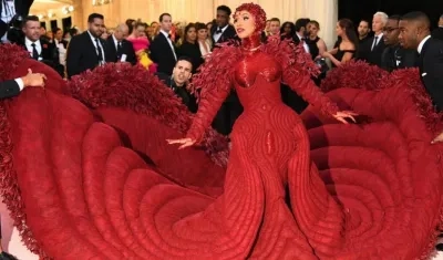 La cantante Cardi B durante la pasada edición de la Met Gala.