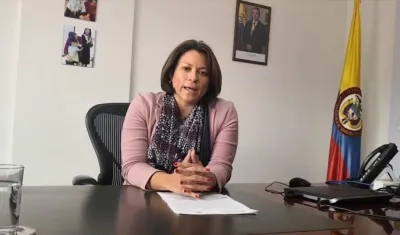 La superintendente Natasha Avendaño García.