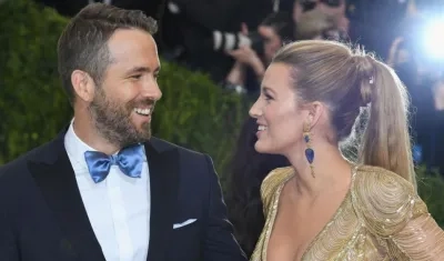 La pareja de actores Ryan Reynolds y Blake Lively.