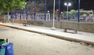 Desolación en el parque Las Moras de Soledad.