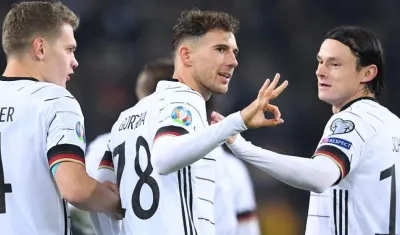 Jugadores de la Selección Alemania. 