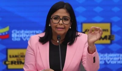 Delcy Rodríguez, vicepresidente de Venezuela.