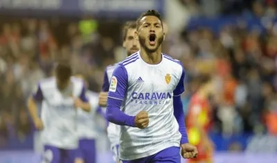 Luis Suárez, delantero colombiano. 