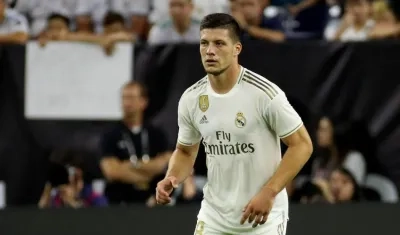 Luka Jovic, jugador del Real Madrid. 