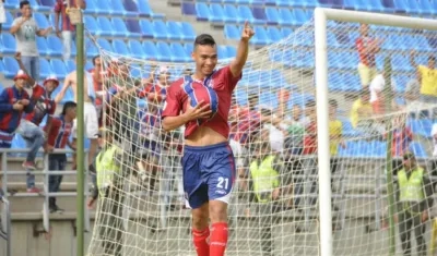 Ricardo Márquez, delantero del Unión Magdalena. 