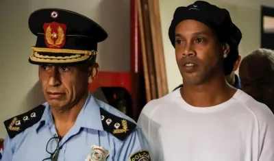 Ronaldinho, exjugador brasileño. 