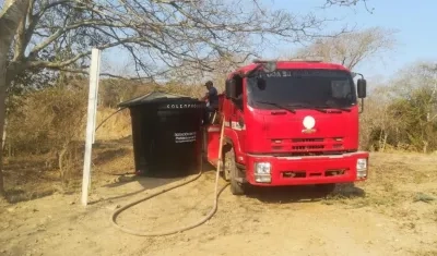 La distribución del agua.