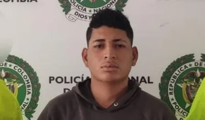 José David González Hernández, capturado.